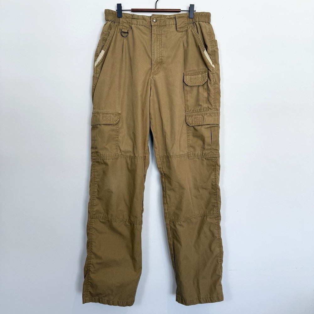 Propper Cargo Ripstop Pants Tag‎ Size 36x34 (Measured 34x33) Tan Reinforced Knee